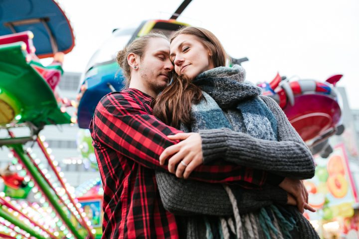 Engagemant-Shooting auf dem Hamburger Dom