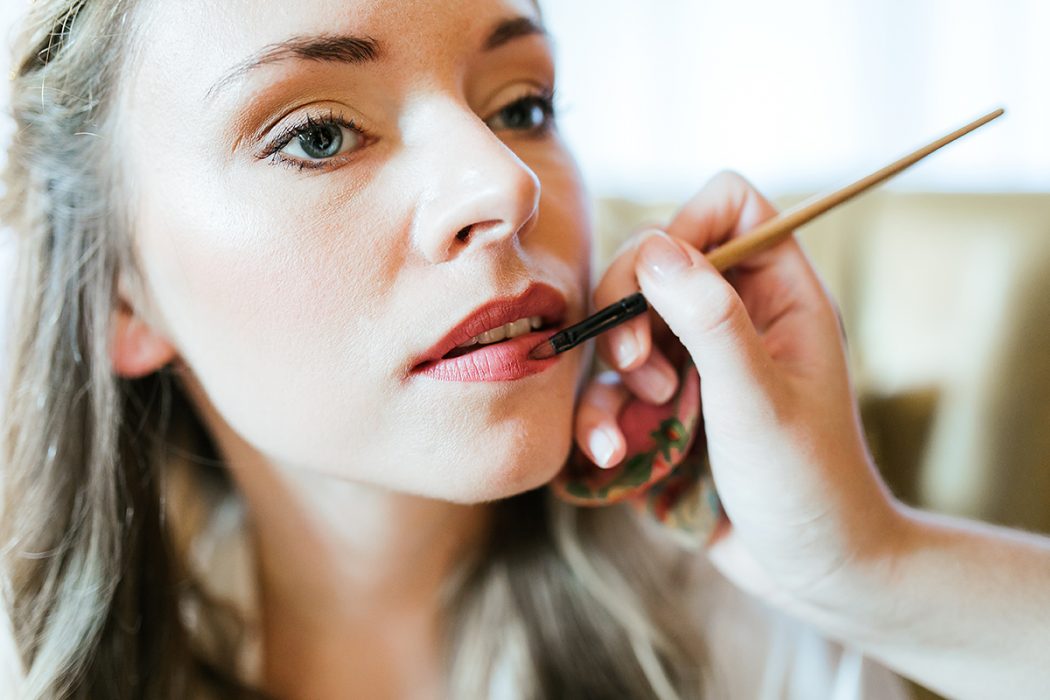 Getting Ready Makeup Braut