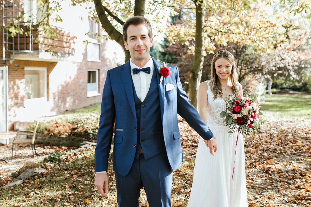 First Look Braut und Bräutigam