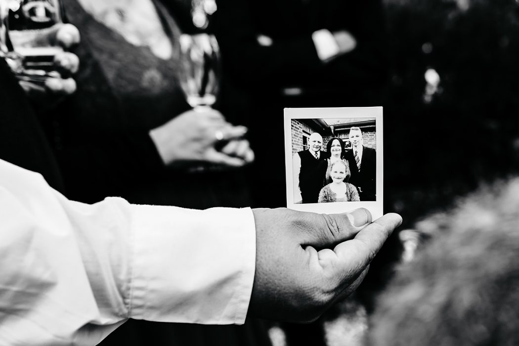 Polaroid Hochzeitsgesellschaft