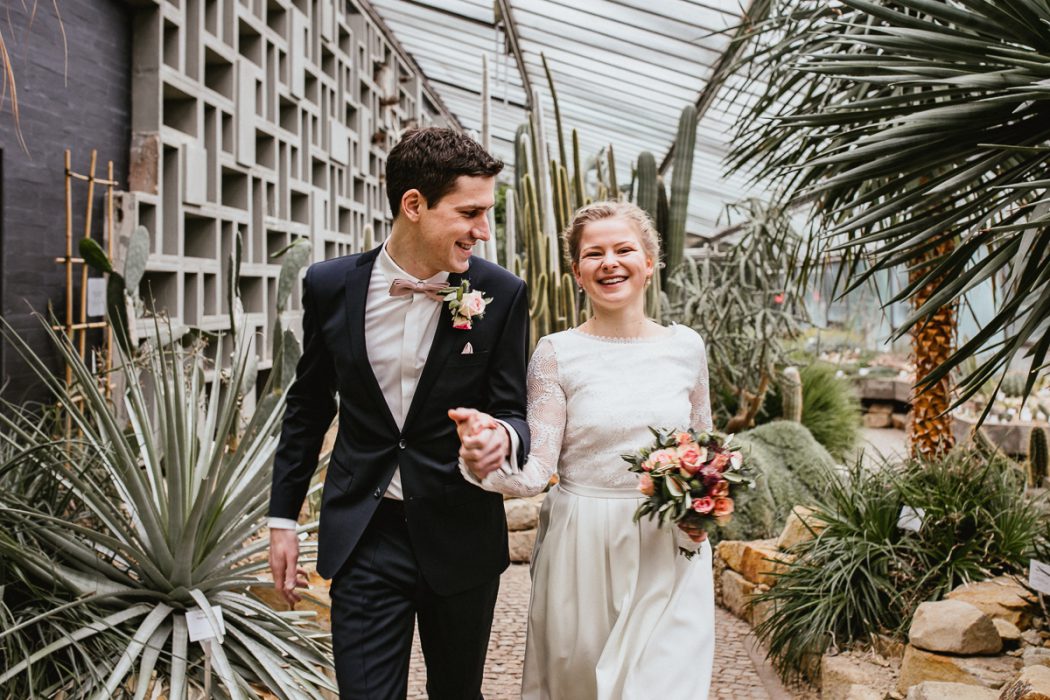 Winterhochzeit in Hamburg, Hochzeitsgesellschaft, Tropenhaus Hamburg