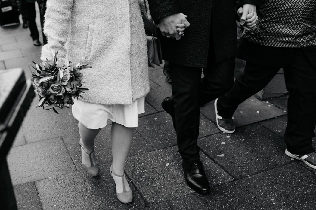 Winterhochzeit in Hamburg, Hochzeitsgesellschaft, Hochzietsreportageåç