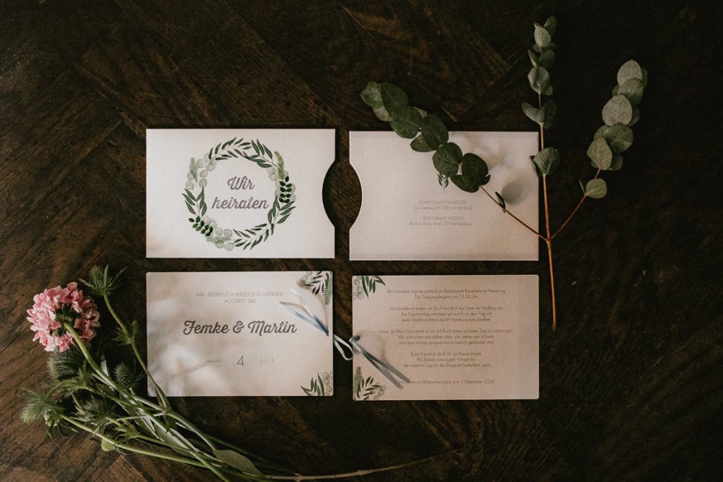 Winterhochzeit in Hamburg, Hochzeitsgeschenk, Hochzeitseinladungen