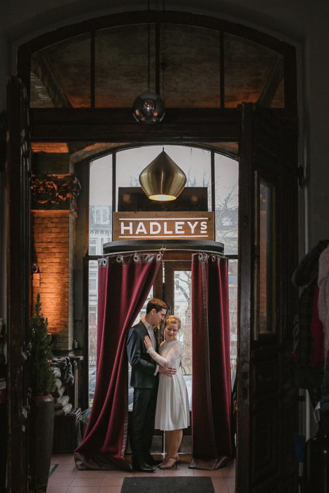 Winterhochzeit in Hamburg, Hochzeitsgesellschaft, Hadleys, Winterhude Hamburg