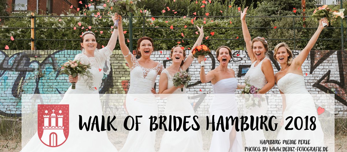 Walk of Bride Hamburg - Wieviele Bräute passen vor die Linse?