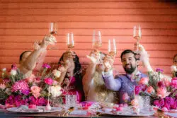 Anstoßen nach dem Ja-Wort, Hochzeitsreportage Hamburg Harburg emotional